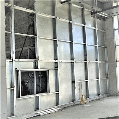 镀锌钢板防爆墙采用的是层层结构组和而成